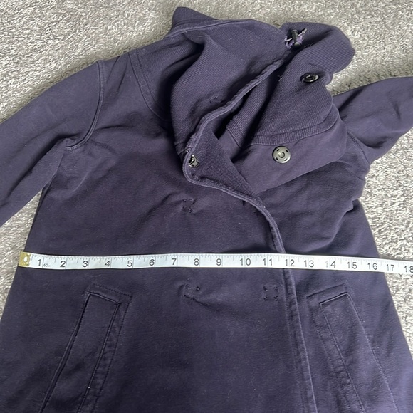 Navy button up sweater - Picture 6 of 7